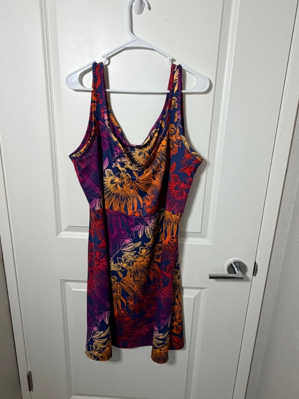 Columbia Tropical Print Freezer III Dress, size 2X